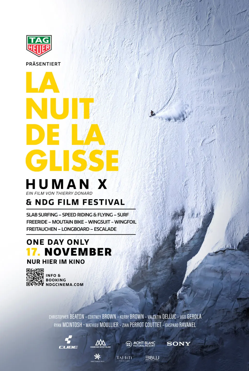 Biel blue Cinema Cinedome La Nuit de la Glisse 2023 Nuit de la